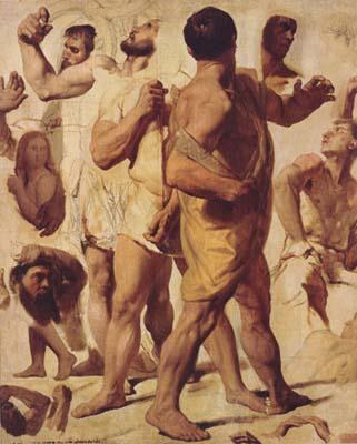 Jean Auguste Dominique Ingres Study for the Martyrdom of St.Symphorian (mk04) Spain oil painting art